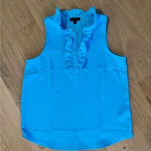 J. Crew Vibrant Blue Sleeveless Blouse